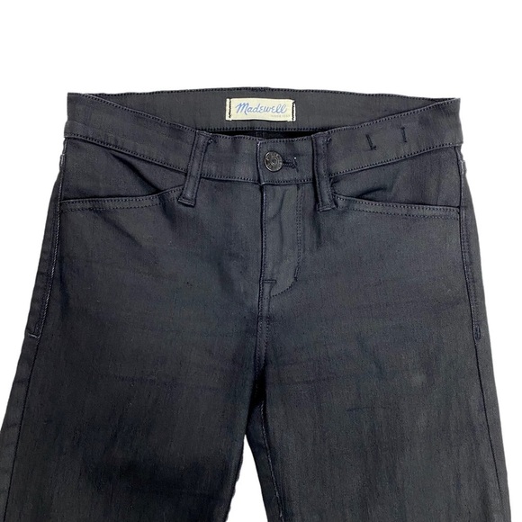 MADEWELL Skinny Skinny Racetrack Moto Jeans in Black - Picture 7 of 10